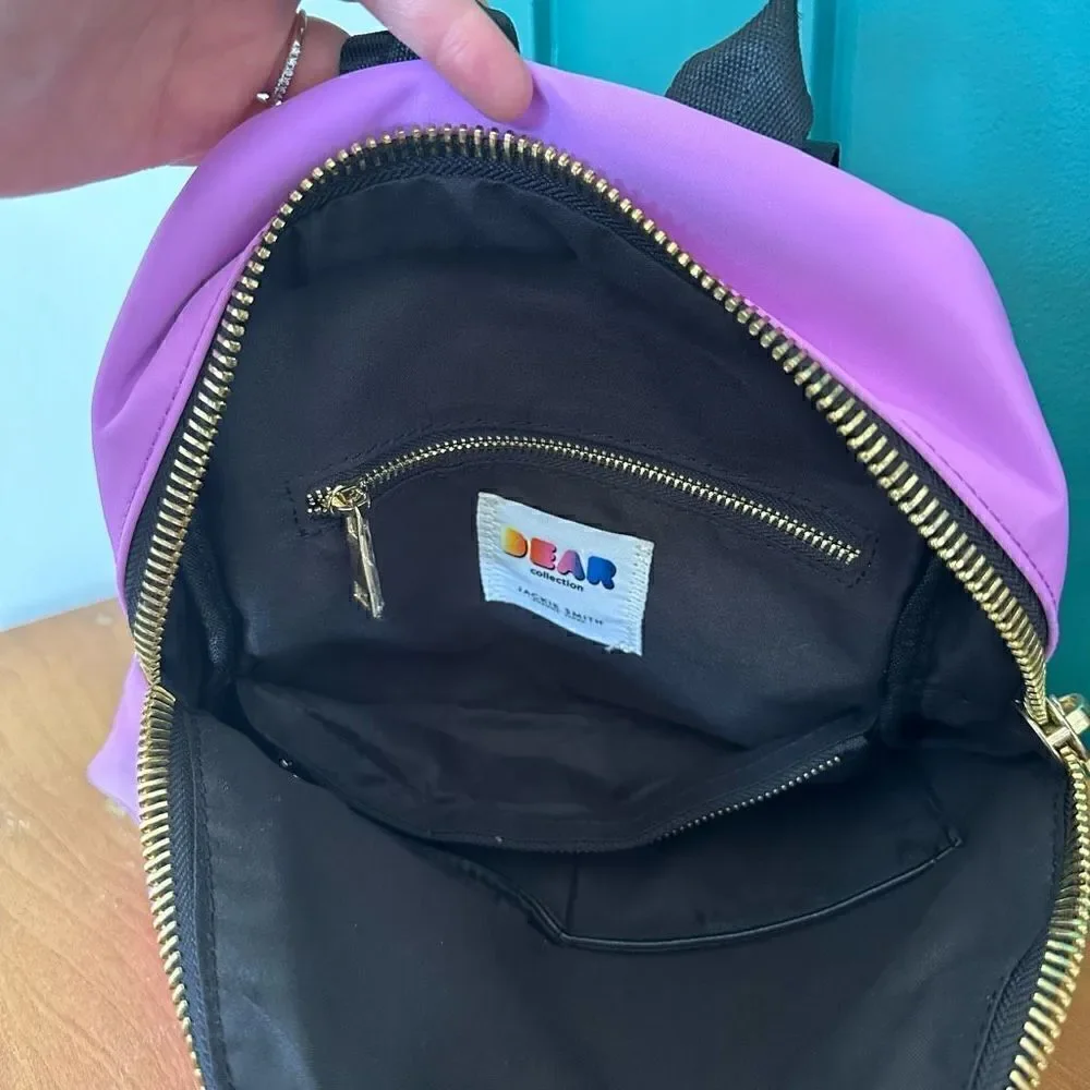 Jackie Smith Dear Lilac Microfiber Backpack